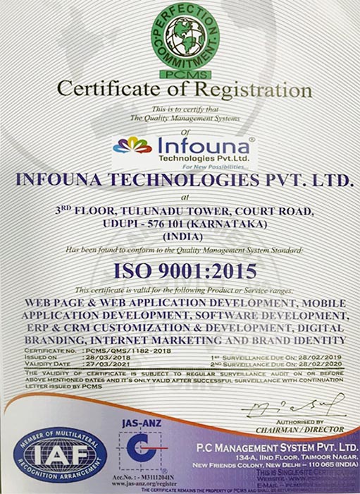 ISO Certificate