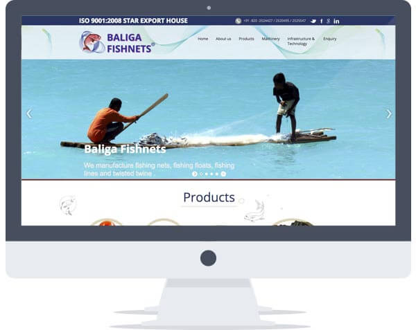 Baliga Fishnets - Website Design
