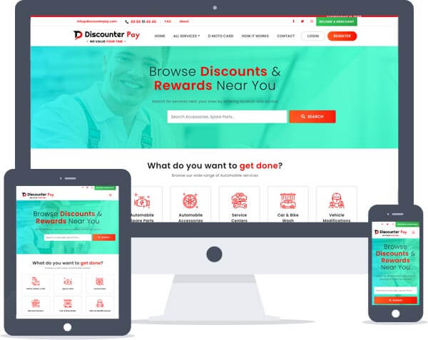 Discounter Pay - Responsive Web Application Development