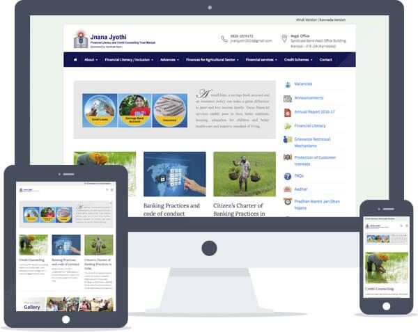 Jnana Jyothi Trust - CMS Website Development